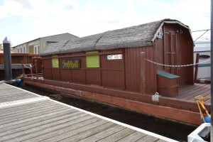 Seitenansicht Hausboot