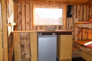 Innenraum des Hausboots - Driftholt II - Die Küche